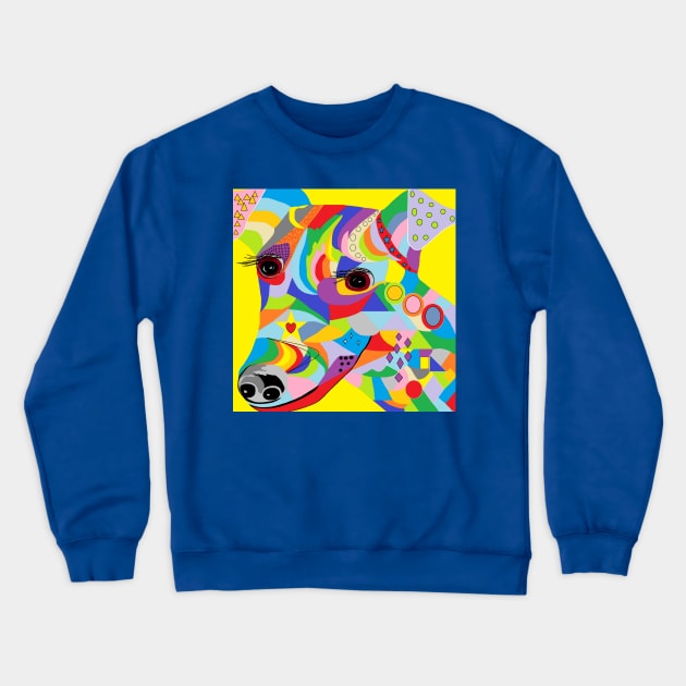 Smooth Fox Terrier Crewneck Sweatshirt by EloiseART